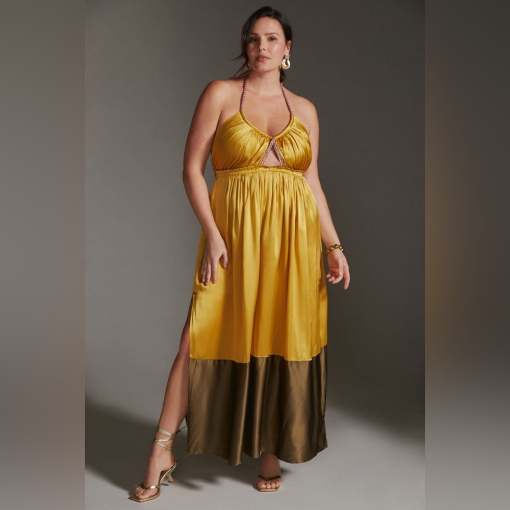 Anthropology Silk Dress
